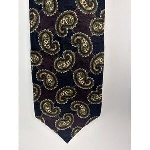 Men's Hunting Horn J Riggins 100% Silk Tie  Multicolor Paisley